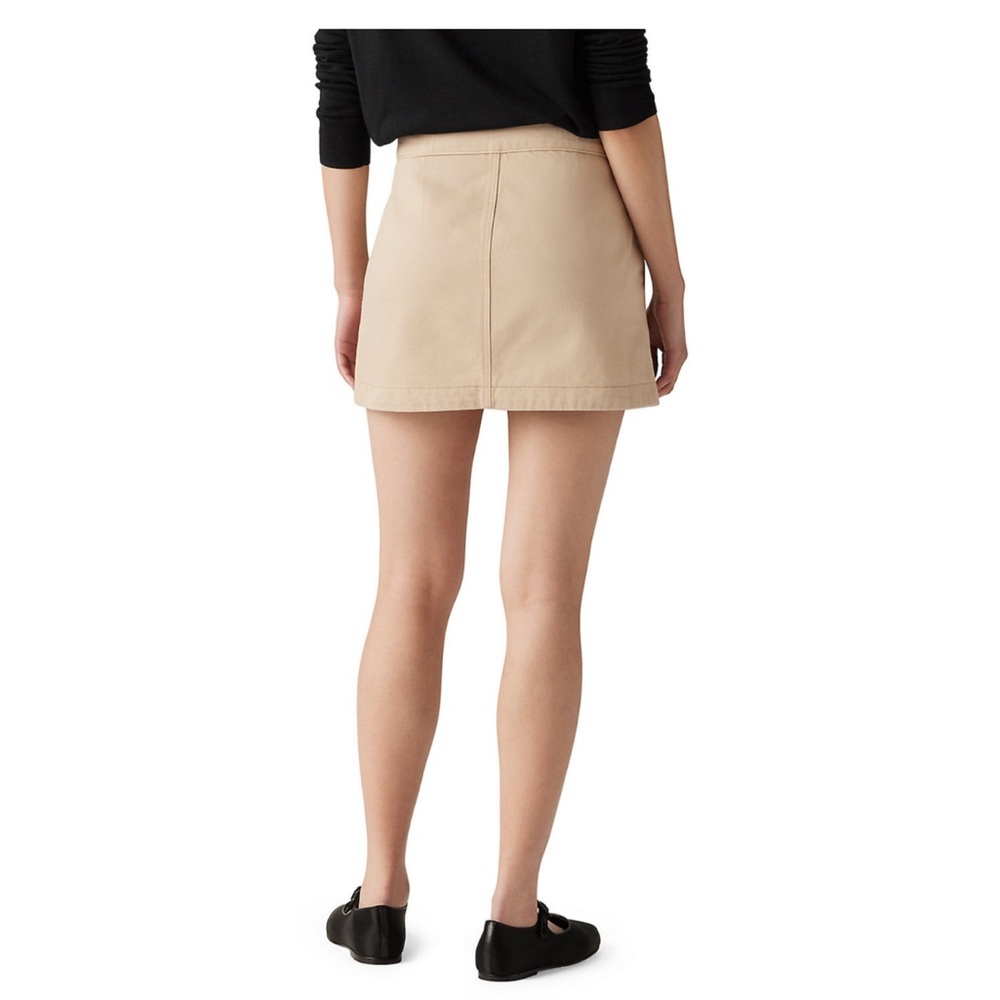Levi's Beige Denim Wrap Skirt